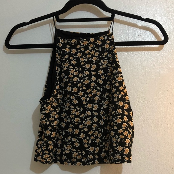 F21 Floral crop top - Picture 1 of 3